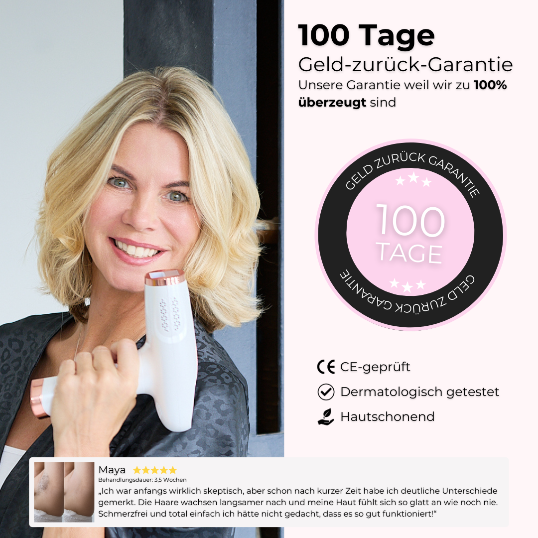 Glowea IPL Smooth – Seidig glatte Haut für immer