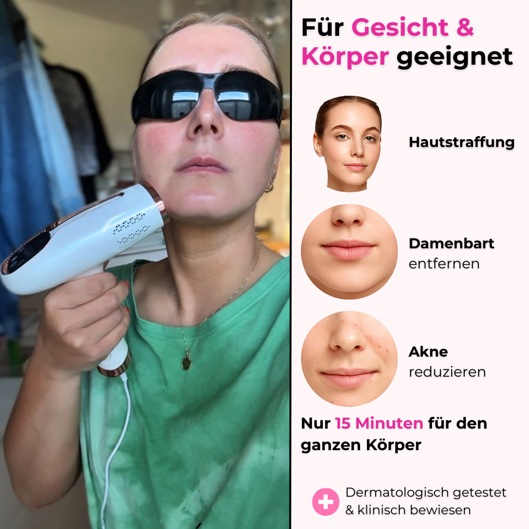 Glowea IPL Smooth – Seidig glatte Haut für immer